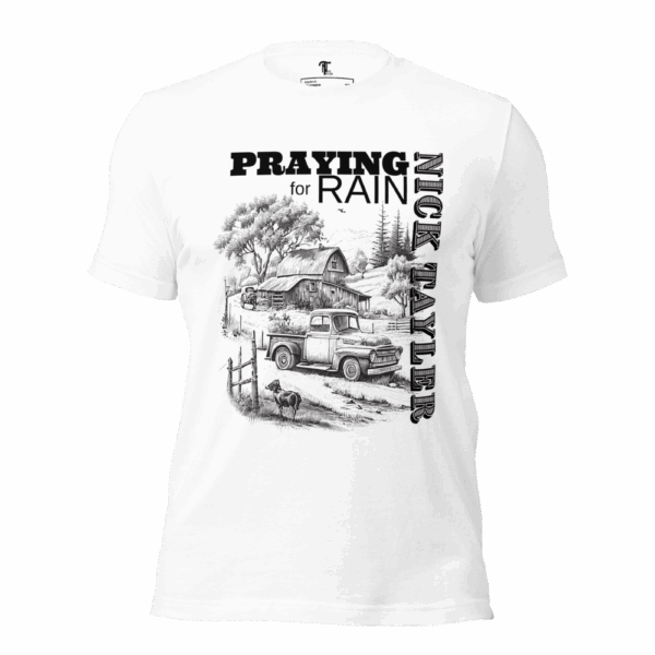 Praying For Rain White Tee